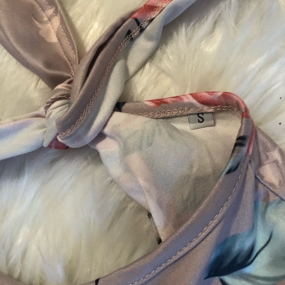 Summer Floral Printed Romper - Picture 4 of 7